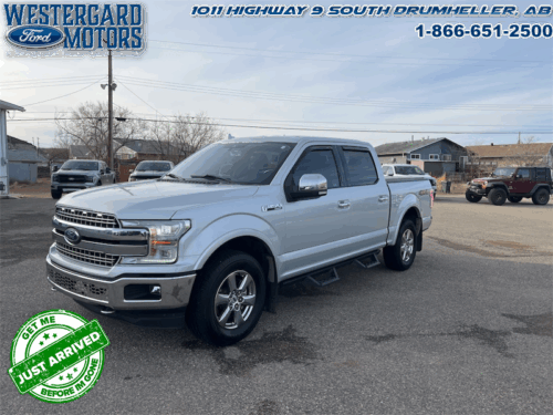 Used Crew Cab 2018 Ford F-150 LARIAT Silver