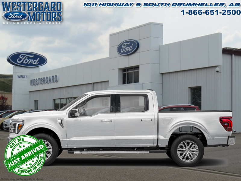 Used Crew Cab 2025 Ford F-150 W5L Space White Metallic