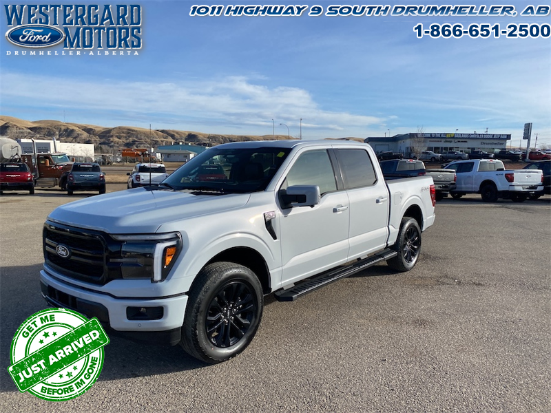 Used Crew Cab 2025 Ford F-150 W5L Space White Metallic